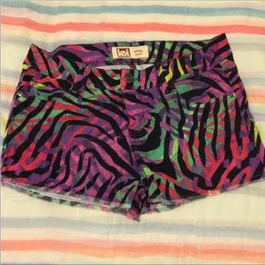 🔶5/$25🔶 Colorful Zebra shorts